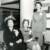 Mrs. Harold Cadwallader, Mrs. Charles Hoyt, and Mrs. Hulen Williams at the installation of initiates, 1959.